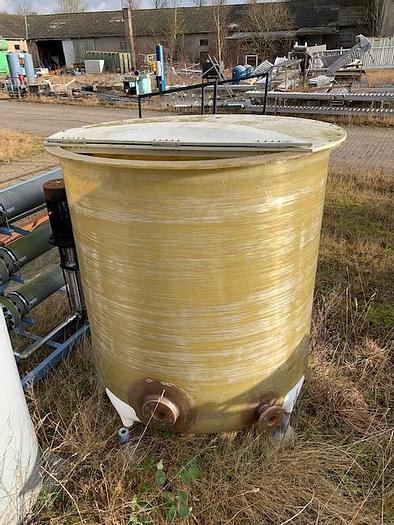 Used 3500 liters glasfibertank