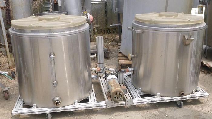 Used Kettle, 100 Gallon, 304 S/st, 38" X 22", Jkt, SB/FT #S744167