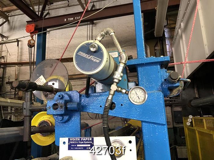 Used 120" Vertical Size Press With Framing #42703