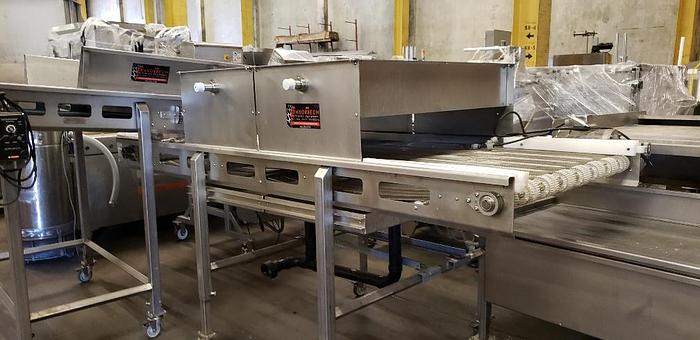 Used Washer, Belt, 42" x 100", Stainless Steel, Innotech, 2-Zone #5861449