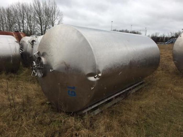Used 14,500 liters of stainless steel tanks