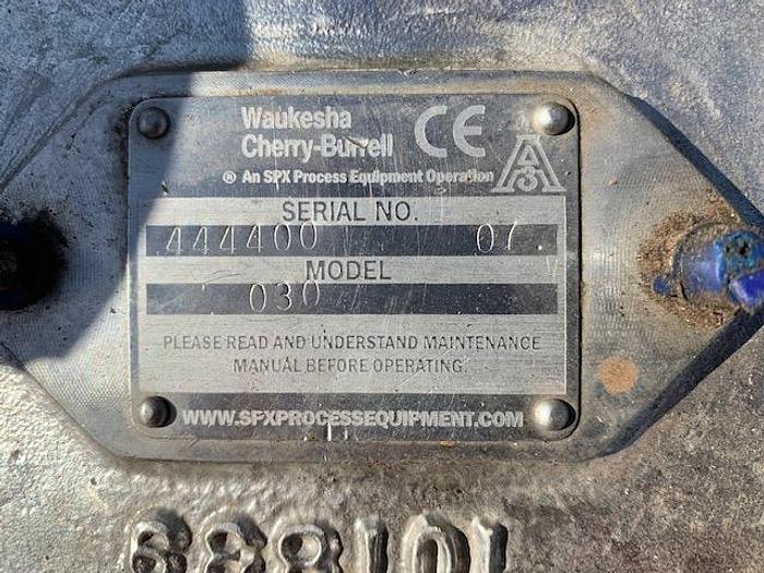 Used Waukesha Model 30 Positive Displacement Pump Head