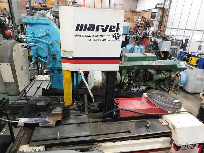 Used Marvel Vertical Tilt Frame Bandsaw 8-Mark-II