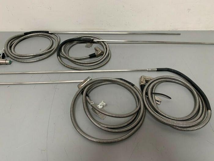 Used Stainless Steel 24" Temperature Probe w/ x4 Prong Fittings