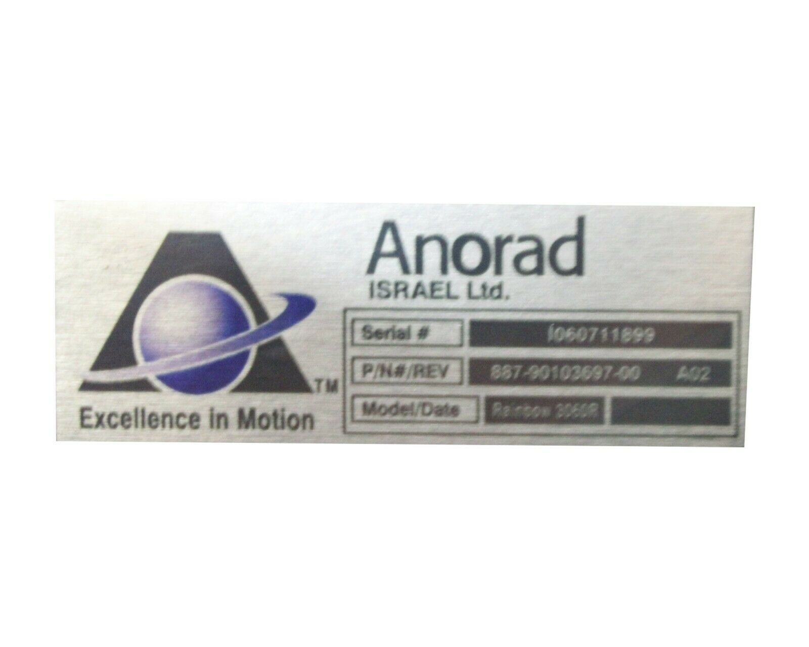 Used Nova Scan 3060 INTEGRATED PROCESS CONTROL AMORAD RAINBOW 3060R