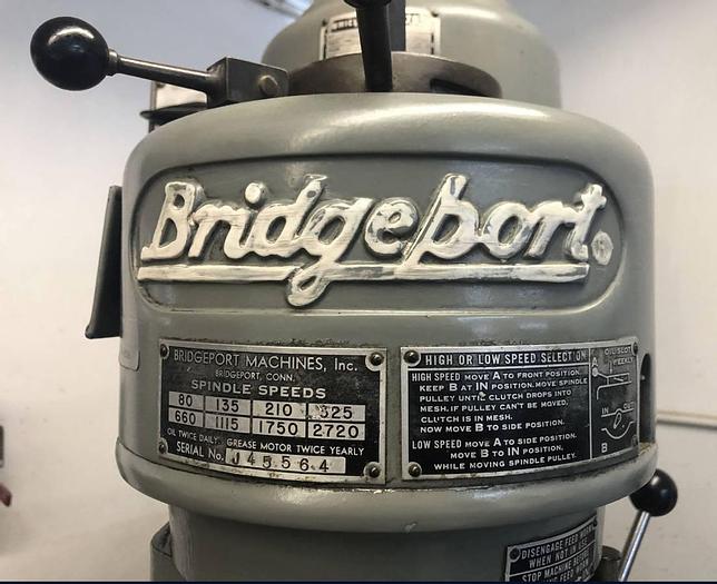 Used BRIDGEPORT Series 1 with Mitutoyo DRO