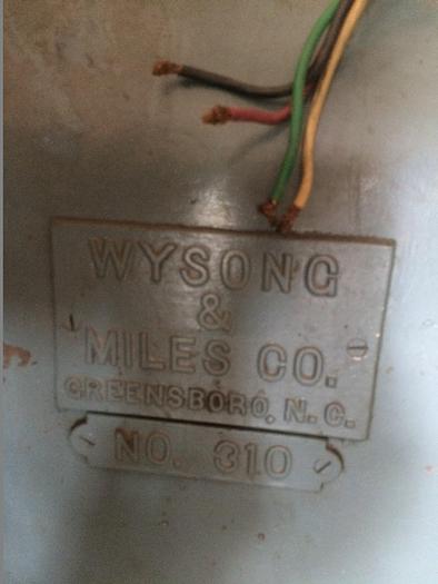 Used Wysong & Miles 36" Double Disk Sander #1587