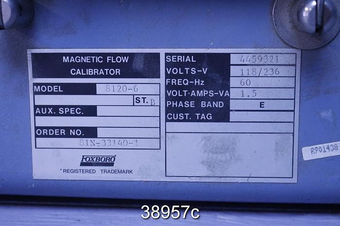 Used Foxboro 8120-6 Magnetic Flow Instrument Calibrator #38957