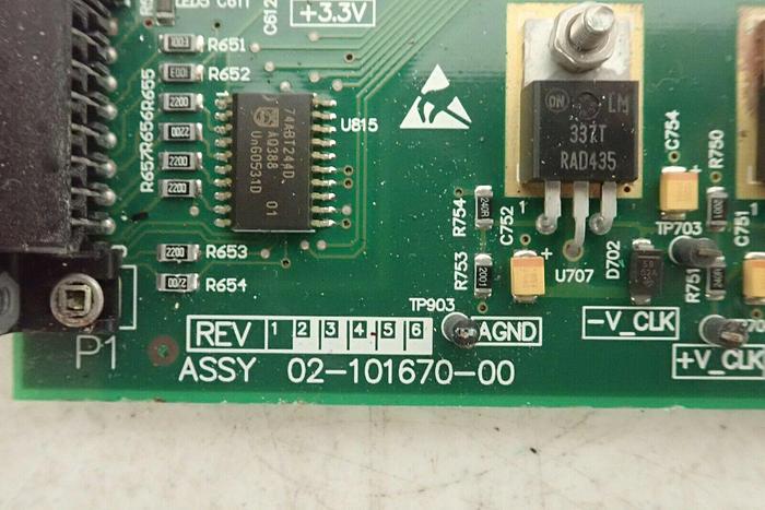 Used Varian 02-101670-00 Replacement Board