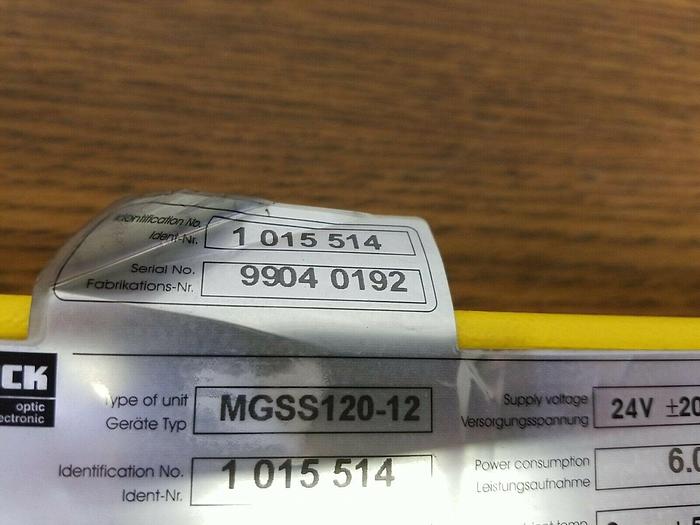 Sick MGSS120-12 NEW!