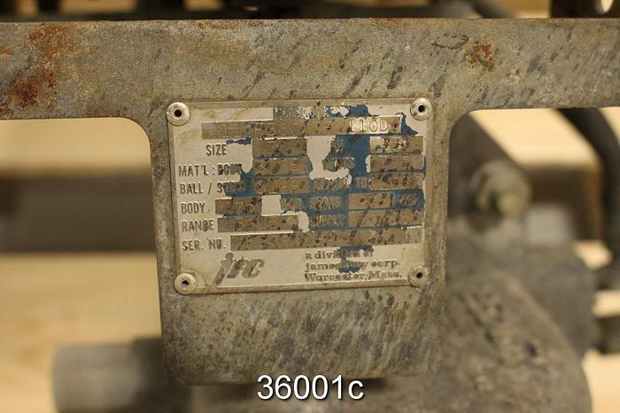 Used Neles Jamesbury A110F3600TF0110DA 3" Ball Control Valve #36001