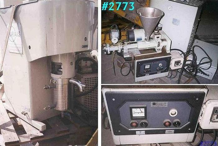 Used DRAIS 1 LITER PERL MILL – 7.5 HP WITH FEED UNIT