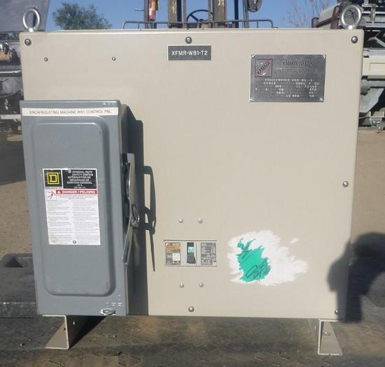 Used Transformer, 20 KVA, FUJI, 3-Phase, Type CU5B2-HCW54 #S743613