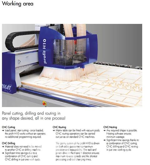 Used Felder Format 4 Profit H10 CNC Router