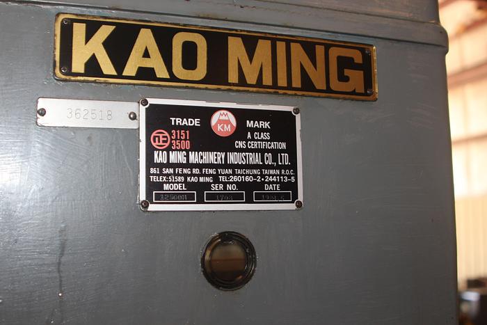 Used 1984 Supermax Kao Ming KMR-1250 Radial Drill | 4' x 13", 5MT SPINDLE, 24" x 6" BOX TABLE
