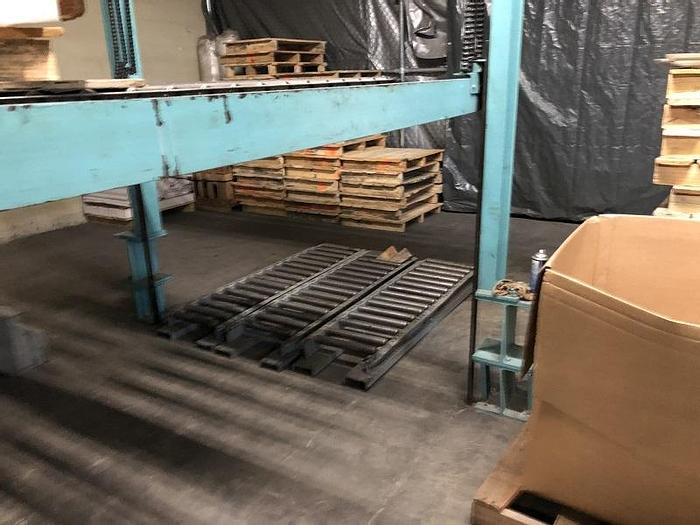 Used 60" WIDE HAMBLET SHEETER W/ 4 BACKSTANDS & DRIVE UPDATE