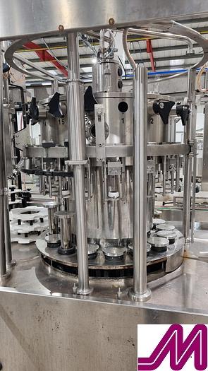 Used 2019 Cleanpack ISOMEC 16 16 1AV 1 CW Monobloc Rotary Glass Bottle Filler