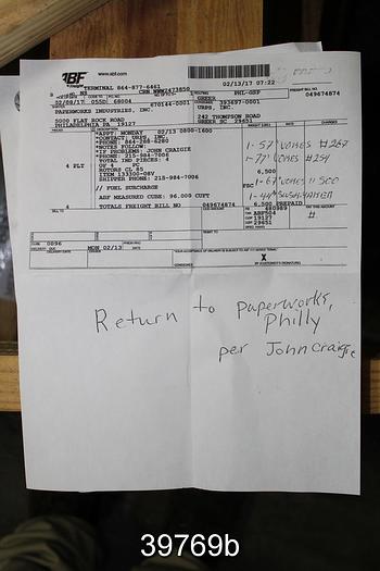 Refurbished Black Clawson Vokes Rotor, 8 Vane, 76.8" Storeroom Spare #39769