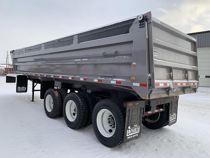 Used 2022 Loadline Tridem End Dump Gravel Trailer