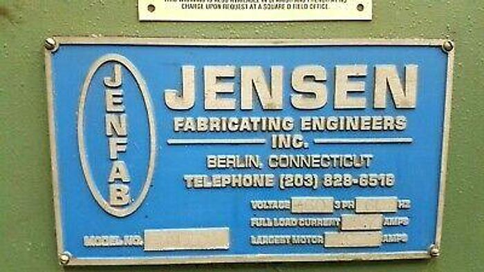 Used JENSEN Industrial Parts Washer Engines Molds Clean Heavy Parts with Lift