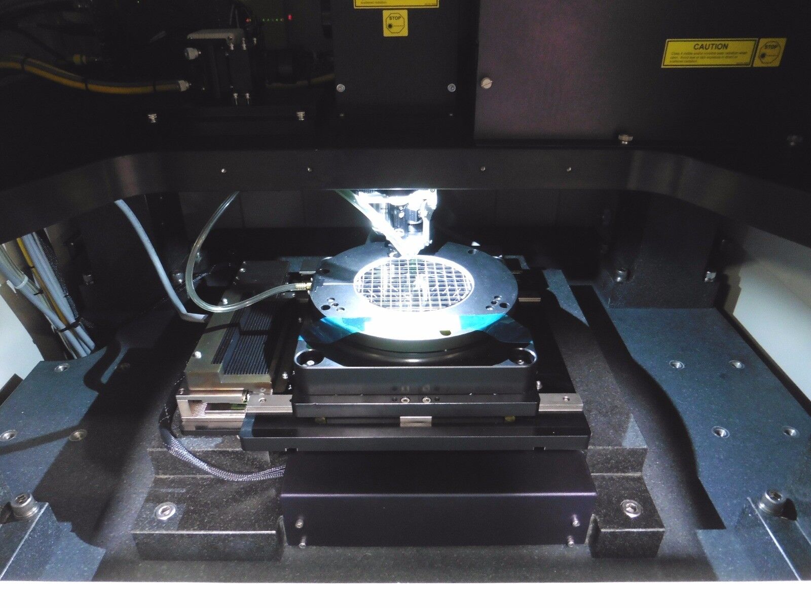 Used ESI AccuScribe 2210 355nm/Auto Laser Wafer Scriber