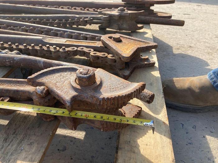 Used J H Williams Vulcan Superior 52" Chain Pipe Wrench