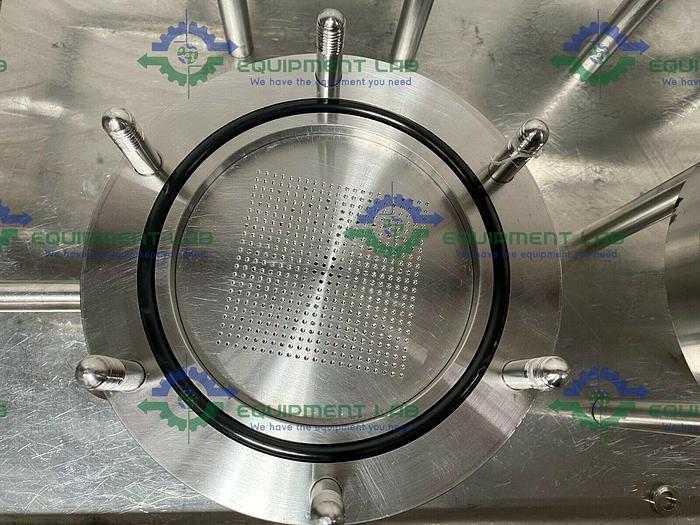 Used Lot of 4- Stainless Steel 142mm Membrane Disc Filter w/ N-K31 Pump & 1.5HP Motor
