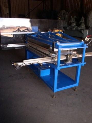 Used 15 Ton WARD Up-Acting Pneumatic Lamination Press; 24" x 54" Bed; Heated Platens; Mfg. 2000