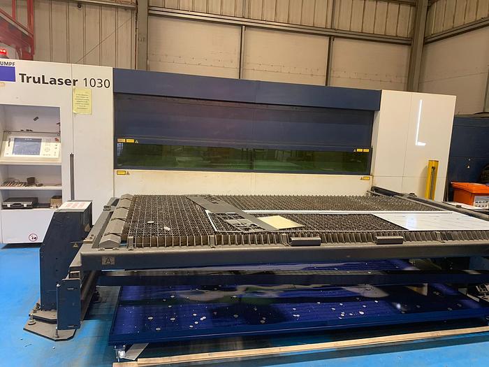 Used 2015 – TRUMPF TRULASER 1030 FIBER LASER 3KW