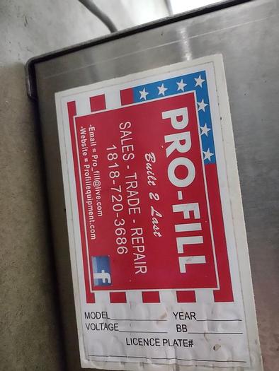 Used Pro Fill Piston Filler