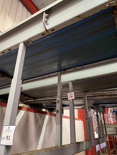 Used Steel Conveyor belt 9m L 0.7m W