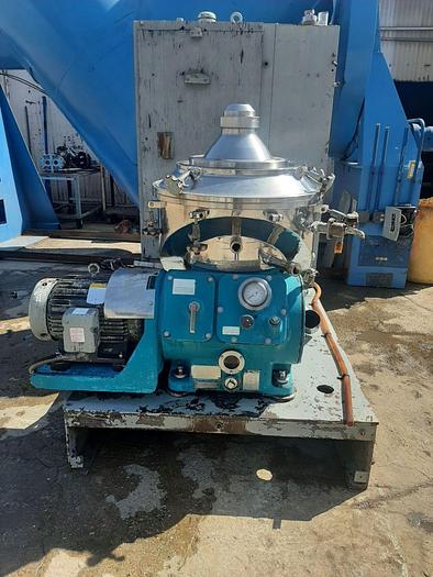 Used Centrifuge, Disc, Auto, Alfa Laval, BRPX-207, 316 S/st, 10 HP #S744533