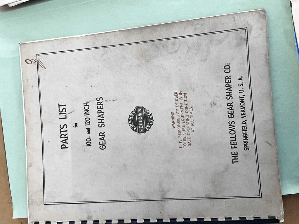 Used Fellows 106 - Gear Shaping Machine - 1970