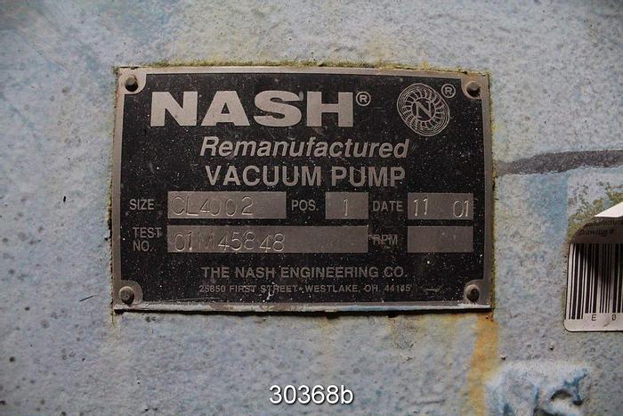 Refurbished Nash CL4002 Vacuum Pump Iron #30368