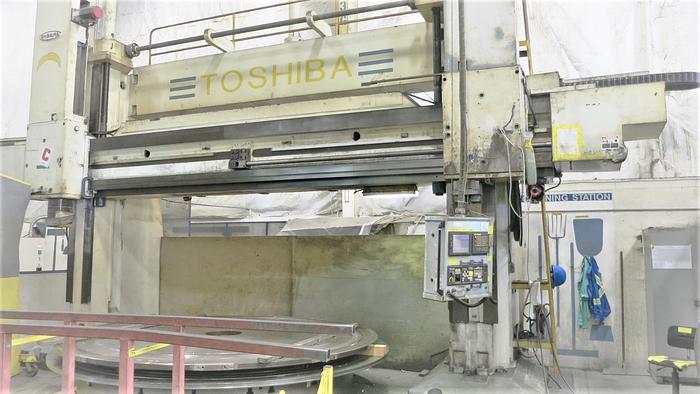 Used 1985 Toshiba 118" CNC VTL retrofit in 1997