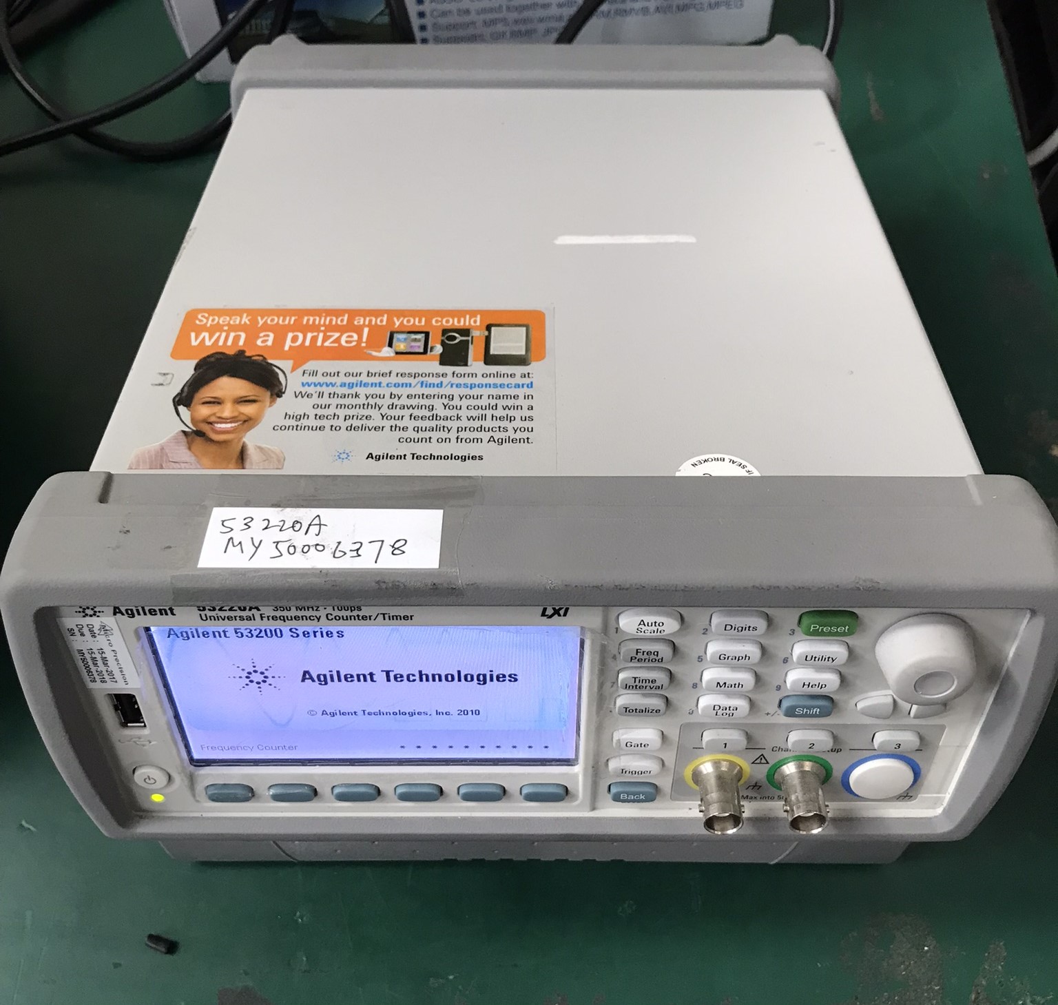 Used HP 53220A RF and Universal Frequency Counter / Timers