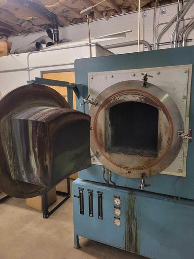 Used 15"W x 12"H x 18"L Lindberg Sinterall Hydrogen Retort Furnace, Electric, 2100°F