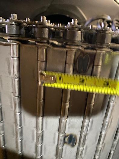 Used Hakusan Kiko 178" Length Chain Hinge Belt