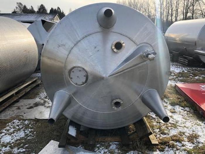 Used 6500 liters rustfrie tanke