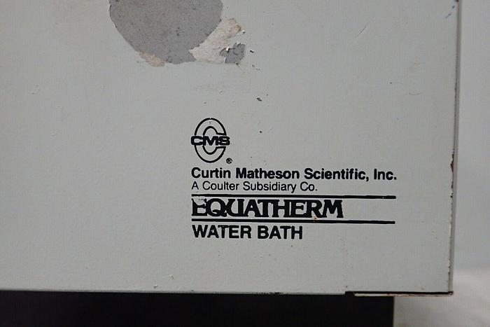 Used Curtin Matheson Scientific 213-116 Model B6557-11 Equatherm Water Bath
