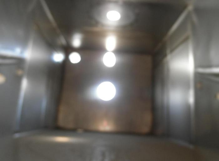 Used Hopper, 200 CF, S/st, 5' x 5' x 10', Cone Btm, #S741233