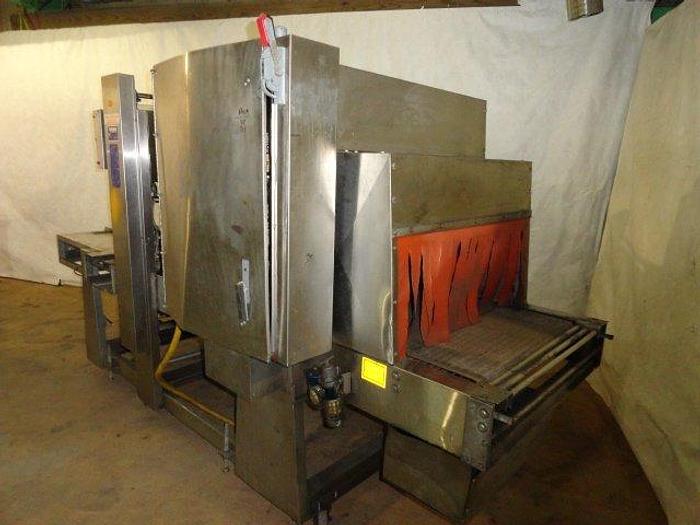 Used Barry-Wehmiller/Hussman Corp Overwrapper & Shrink Tunnel