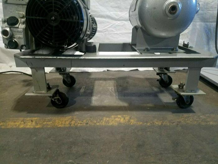 Used 2007 Busch RA025 Vacuum Pump Vacume with Receiver Tank Runs Perfectly