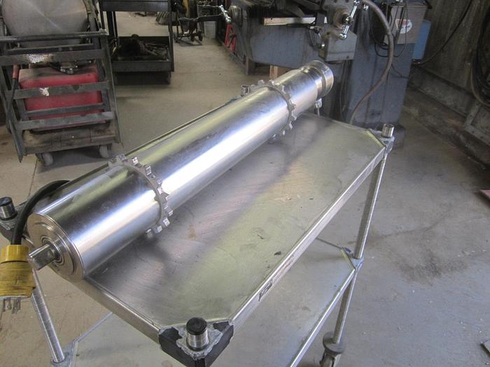 Used Conveyor, Drum, 4.375" x 30", Sparks, S/st #C739979