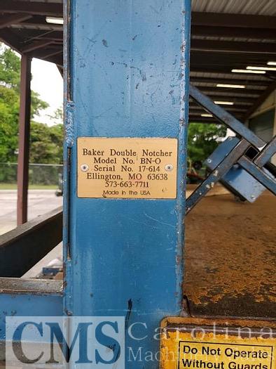 Used Baker 100" Pallet Notcher