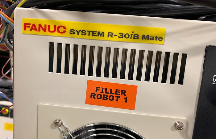 Used FANUC LR MATE 200ID/7C CLEAN ROOM 6 AXIS ROBOT WITH R30IB MATE