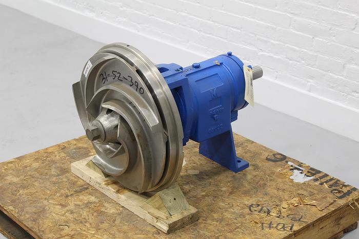 Refurbished Goulds 3180 M Power End, 18" Diameter Steel Stuffing Box, 5-Vane 18" Stainless Steel Impeller #43785