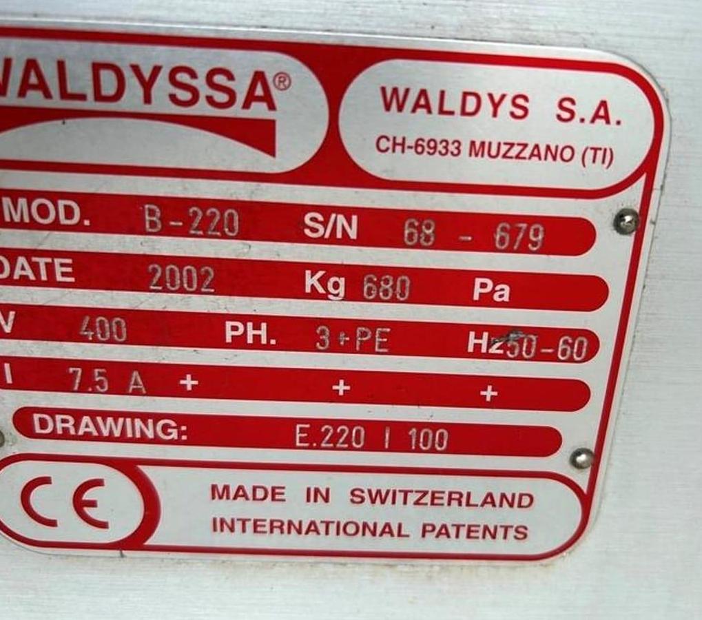 Used 2002 WALDYSSA AUTOMAC FABRI A55 PIU