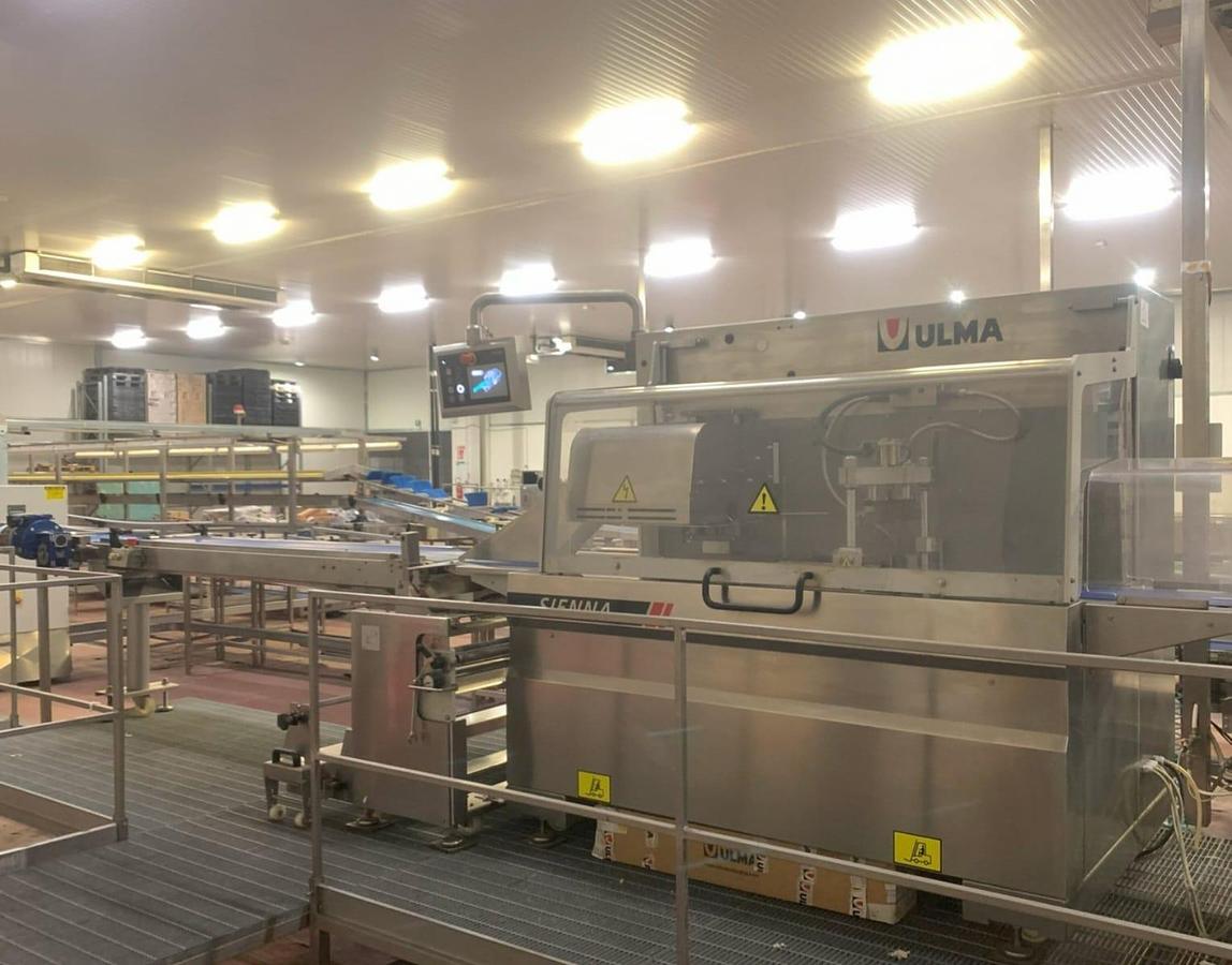 Used Ulma SIENNA FLOW PACKING WITH BILANCE WEIGHING AND LABELER
