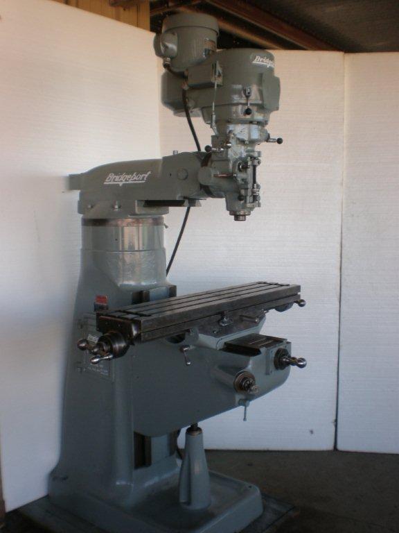 Used 9" x 42" BRIDGEPORT Vertical Milling Machine